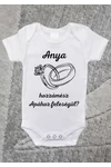 Kép 1/2 - Anya, hozzámész Apához feleségül? - Egyedi lánykérős baba body/gyerek póló