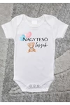 Kép 1/2 - Nagytesó leszek - macis - Kistestvér érkezését bejelentő nagytesós baba body/gyerek póló