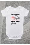 Kép 1/2 - Én vagyok a legjobb Apák napi ajándék - Apát köszöntő - Apák napi baba body/gyerek póló