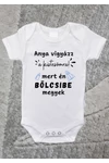 Kép 2/2 - Anya vigyázz a kistesómra - mert én bölcsibe megyek (saját ovis jellel) - fiúknak - Bölcsibe induláshoz emlék gyerek póló/baba body