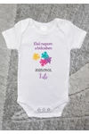 Kép 2/2 - Első napom a bölcsiben - 2025.09.01. (aktuális dátum) - Lili (saját név) - Bölcsibe induláshoz emlék gyerek póló/baba body