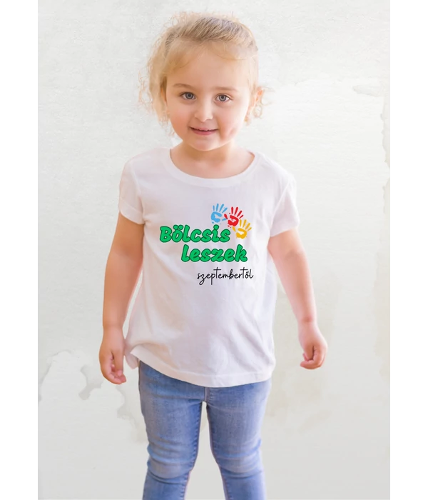Bölcsis leszek szeptembertől (aktuális hónap) - Bölcsibe induláshoz emlék gyerek póló/baba body