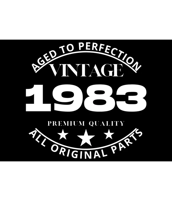 Aged to perfection - 1983 - Születésnapi póló