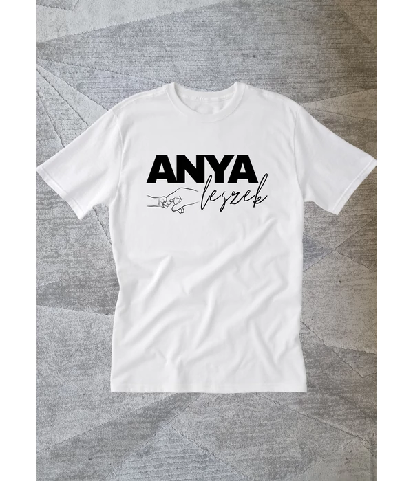 Anya leszek - Babavárást bejelentő póló Anyának