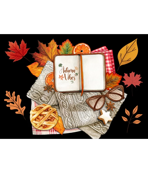 Autumn vibes - Őszi mintás póló